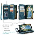 CaseMe multifunksjonell Lommebok deksel Samsung Galaxy A15 blå thumbnail