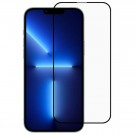 Lux herdet Glass skjermbeskytter heldekkende iPhone 14 svart thumbnail