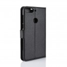 Lommebok deksel for HTC Desire 12 plus svart thumbnail