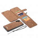 CaseMe 2-i-1 Lommebok deksel Samsung Galaxy Note 10+ Plus brun thumbnail