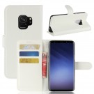 Lommebok deksel for Samsung Galaxy S9 hvit thumbnail
