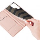 Dux Ducis Skin Pro Series Flip deksel Samsung Galaxy S25 Ultra 5G Roségull thumbnail