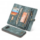 CaseMe 2-i-1 Lommebok deksel Galaxy S8 blå thumbnail