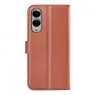 Lommebok deksel for Samsung Galaxy S25 Edge 5G brun thumbnail