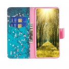 Lommebok deksel for Samsung Galaxy S23+ plus 5G - Rosa blomster thumbnail