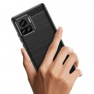 Tech-Flex TPU Deksel Carbon Motorola Edge 30 Ultra svart thumbnail