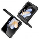 Tech-Flex TPU + PC Deksel med magnetisk Ring Grep Samsung Galaxy Z Flip 5 5G svart thumbnail