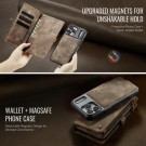 CaseMe 2-i-1 Lommebok deksel iPhone 18 Pro Max Brun thumbnail