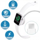 Magnetisk trådløs USB-C Apple Watch Ladekabel hvit thumbnail
