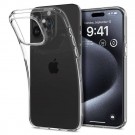 Spigen TPU deksel iPhone 15 Pro Liquid Crystal Clear thumbnail
