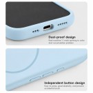 Tech-Flex silikon Deksel for iPhone 13 MagSafe blå thumbnail