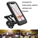 Sykkel Mobiltelefon Holder Vanntett - Svart thumbnail
