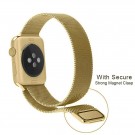 Klokkereim stål for Apple Watch Serie 1/2/3/4/5/6/SE/7/8/9 38/40/41 mm gull thumbnail