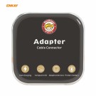 Enkay Lade adapterkabel 8 Pin Lightning Port / 3.5mm iPhone sølv thumbnail
