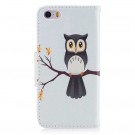 Lommebok deksel for iPhone 5S/5/SE (2016) - Owl thumbnail