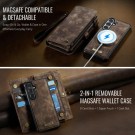 CaseMe 2-i-1 Lommebok deksel Samsung Galaxy S26+ plus 5G brun thumbnail