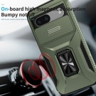Tech-Flex TPU + PC Deksel med Ring Grep Google Pixel 8a 5G grønn thumbnail