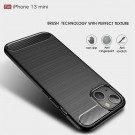 Tech-Flex TPU Deksel Carbon iPhone 13 Mini svart thumbnail