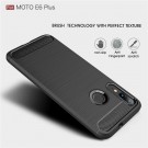 Tech-Flex TPU Deksel Carbon Motorola Moto E6 Plus svart thumbnail