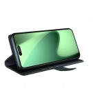 Lommebok deksel ekte Lær for iPhone 18 Pro Max svart thumbnail