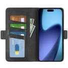 Lommebok deksel Premium for iPhone 17 svart thumbnail