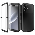 Redpepper Hybrid-deksel med 360° beskyttelse iPhone 17 - Svart thumbnail