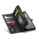 CaseMe 2-i-1 Lommebok deksel Samsung Galaxy S25 5G svart thumbnail
