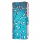 Lommebok deksel for Samsung Galaxy S23 Ultra 5G - Rosa blomster thumbnail