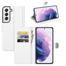 Lommebok deksel for Samsung Galaxy S22+ plus 5G hvit thumbnail