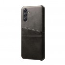 Tech-Flex TPU Deksel med PU-lær plass til kort Samsung Galaxy A35 5G svart thumbnail