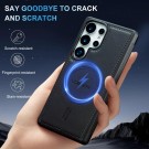 LC.IMEEKE Deksel lær Samsung Galaxy S26 Ultra 5G MagSafe - Svart thumbnail