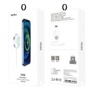 TOTU MagSafe hurtiglading Magnetisk trådløs lader 15W hvit thumbnail