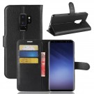 Lommebok deksel for Samsung Galaxy S9 plus svart thumbnail