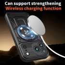 Tech-Flex Hybrid Deksel med Ring MagSafe iPhone 17 Pro svart thumbnail