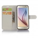 Lommebok deksel for Samsung Galaxy S7 hvit thumbnail