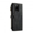 CaseMe retro multifunksjonell Lommebok deksel Samsung Galaxy S20 Ultra 5G svart thumbnail