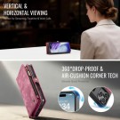 CaseMe 2-i-1 Lommebok deksel iPhone 17 Pro Max rød thumbnail