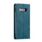 CaseMe Retro flip deksel for Samsung Galaxy S10e blå thumbnail