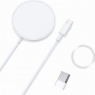 MagSafe hurtiglading Magnetisk trådløs lader 15W hvit thumbnail