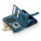 CaseMe retro Multifunksjonell Lommebok deksel iPhone 13 Pro blå thumbnail