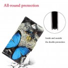 Lommebok deksel til Samsung Galaxy A20e - blue Butterfly thumbnail