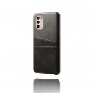 Tech-Flex TPU Deksel med PU-lær plass til kort Motorola Moto G31/G41 svart thumbnail