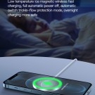 TOTU MagSafe hurtiglading Magnetisk trådløs lader 15W hvit thumbnail