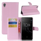 Lommebok deksel for Sony Xperia XA1 Plus lys rosa thumbnail