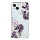 Fashion TPU Deksel for iPhone 15 - blomster thumbnail