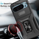 Tech-Flex TPU + PC Deksel med Ring Grep Google Pixel 9 5G svart thumbnail