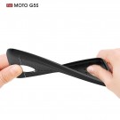 Tech-Flex TPU Deksel med PU-lær mønster Motorola Moto G5S Mørk Blå thumbnail