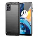 Tech-Flex TPU Deksel Carbon for Motorola Moto E32/E32s/G22 svart thumbnail