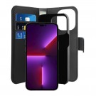 Puro 2-i-1 Magnetisk Lommebok-deksel iPhone 14 Pro svart thumbnail