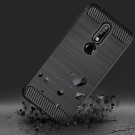 Tech-Flex TPU Deksel Carbon Nokia 7.1 (2018) svart thumbnail